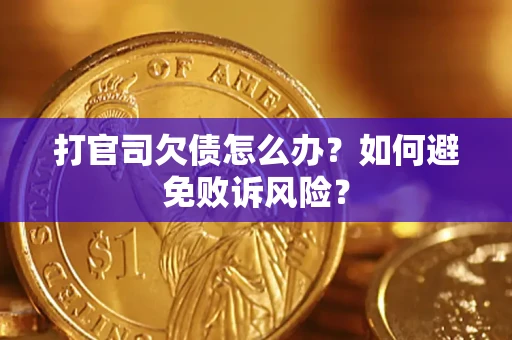 北京打官司欠债怎么办？如何避免败诉风险？