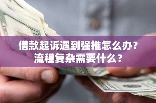 北京借款起诉遇到强推怎么办？流程复杂需要什么？