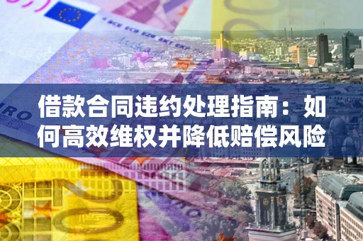 北京借款合同违约处理指南：如何高效维权并降低赔偿风险？